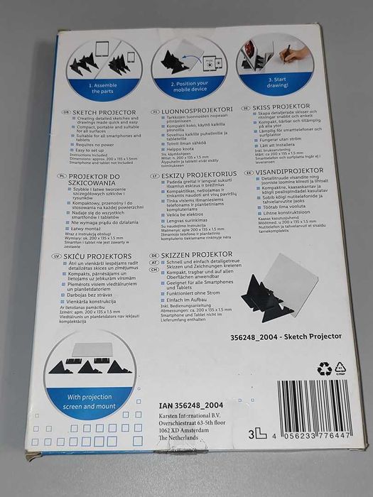 Projektor United Office Sketch z Uchwytem Na Smartfon Nowt
