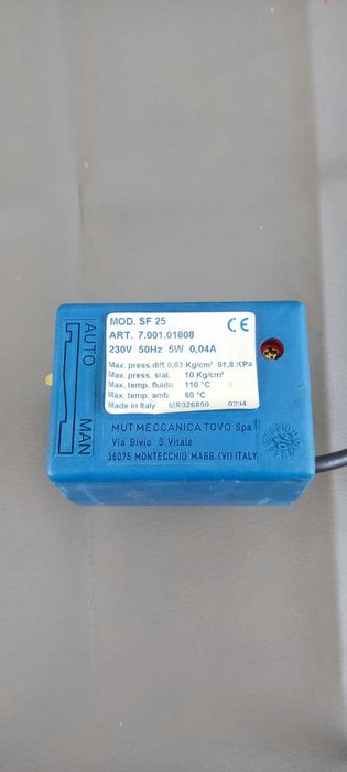 Válvula de zona de 3 vias MUT (Meccanica Tovo S.p.A.), referência ART. 7.001.01808.