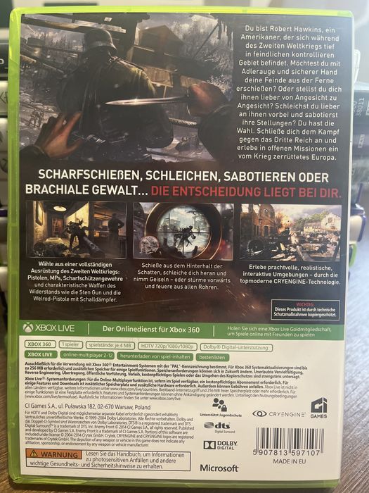 Enemy front (de) gra xbox 360