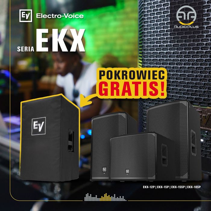 ELECTRO-VOICE EKX15P 1500W Autoryzowany Sklep Pokrowiec Gratis