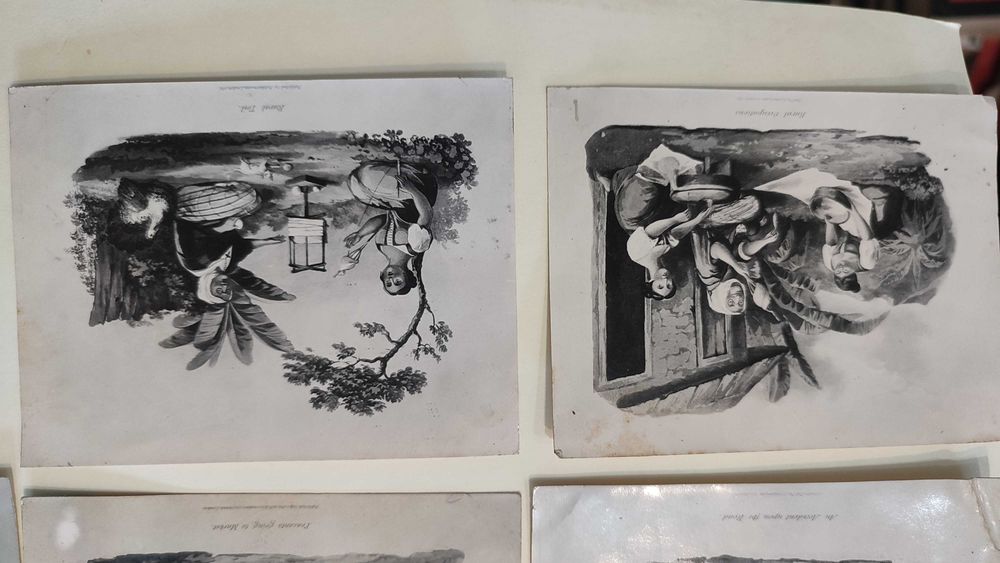 Lote 10 Imagens Litografias  da Obra A History of Madeira