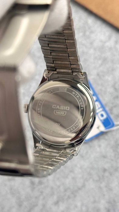Годинник Casio MTP-VD03 Silver/Black | Наручные часы | Vintage A159