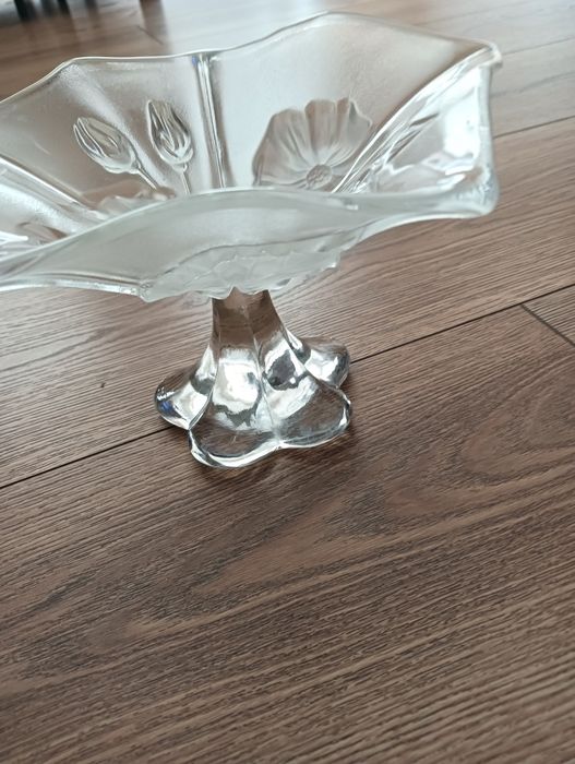 Szklana patera na ciasteczka