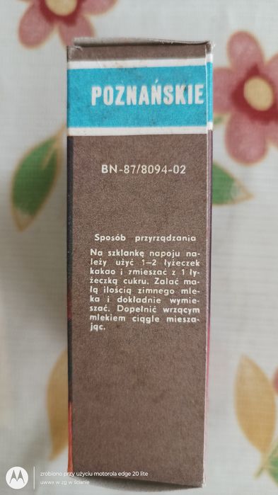 Dwa opakowania kakao z czasów PRL-u Włodawa • OLX.pl