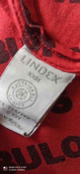 134/140 Lindex koszulka bluzka bawełna + modal