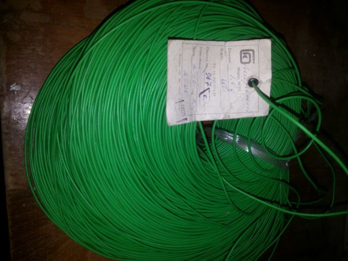 Провод медный монтажный МЛП 1,0 производство СССР