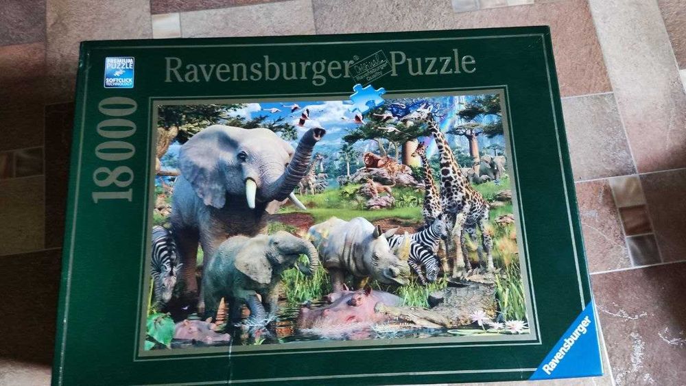 Пазли Ravensburger 18000 елементів Водопій 276х192 см