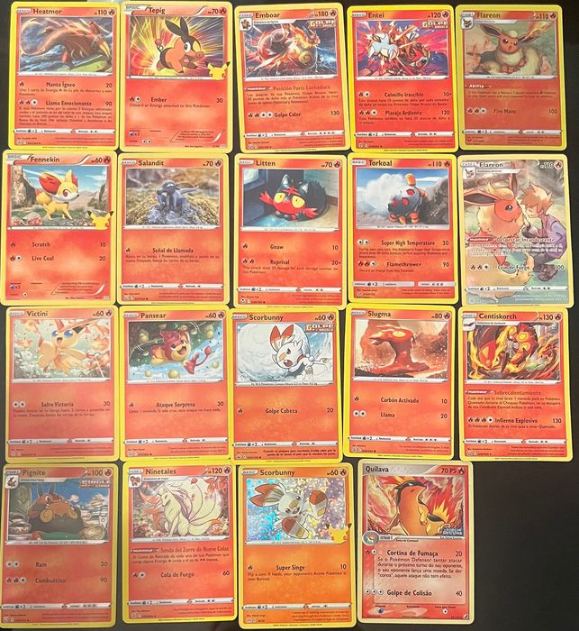 Lote 450 cartas Pokémon