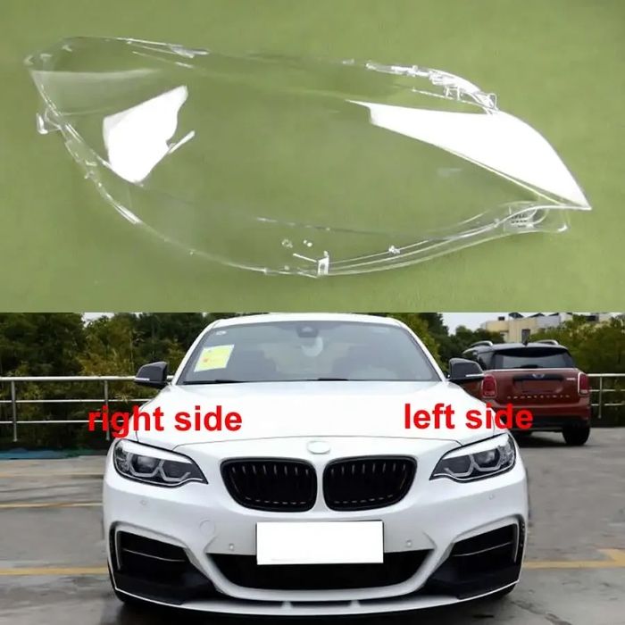 Vidro capa lente farol ótica bmw serie 2 f22 f23 m2