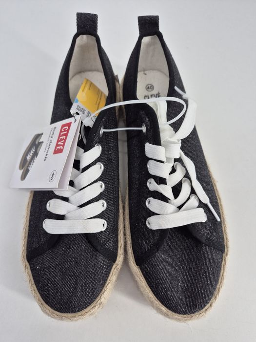 Buty damskie espadryle tenisówki 40