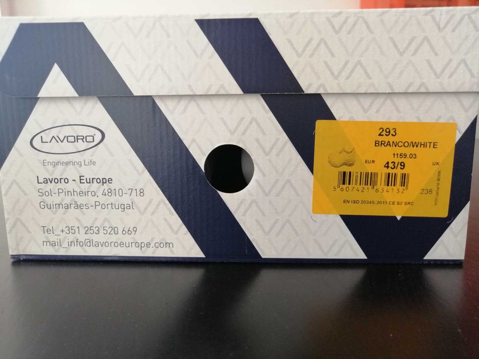 Sapatos de trabalho com biqueira de aço