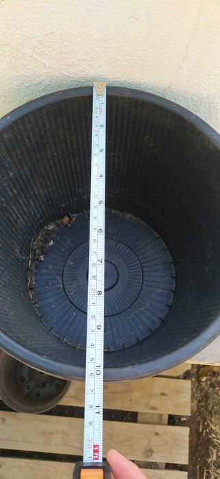 15 Vasos Cinzentos para Flores ou Horta