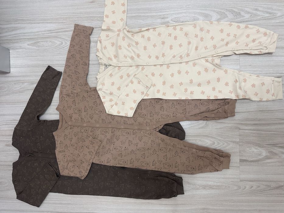 Paka piżamek pajacykow 10 sztuk 86/92