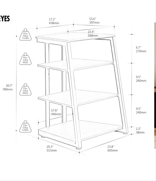 Movel Hi-Fi marca Fitueyes