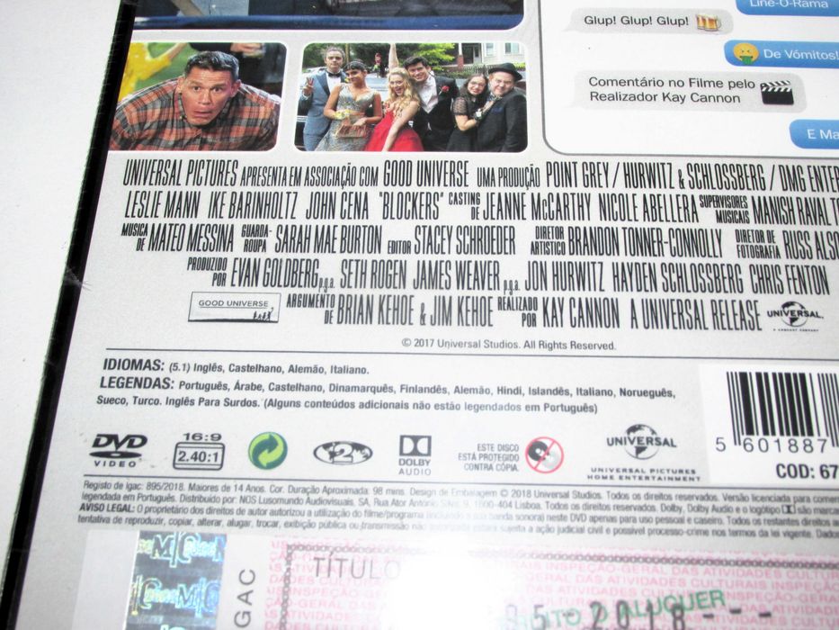 Os Empatas / Blockers - Filme DVD