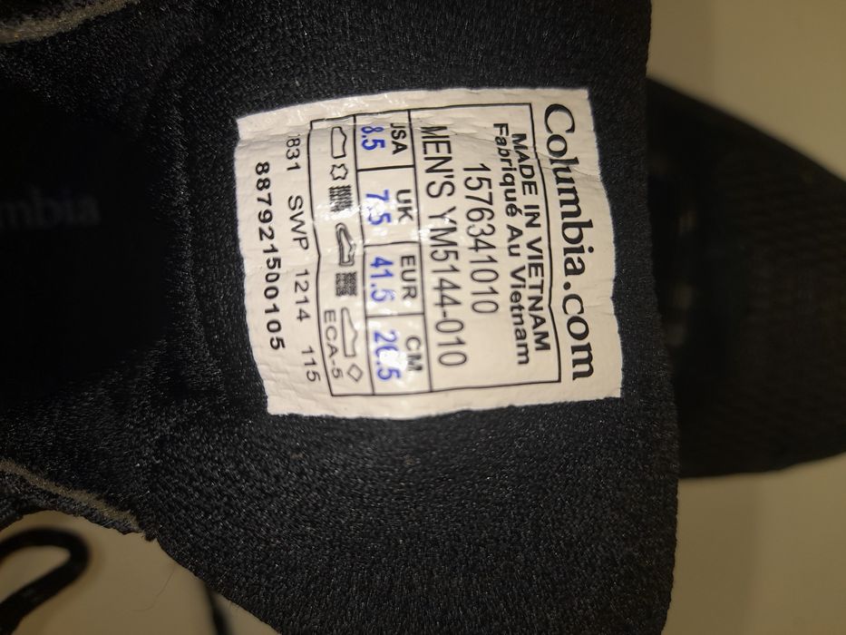 Черевики трекінгові Columbia розмір 41,5