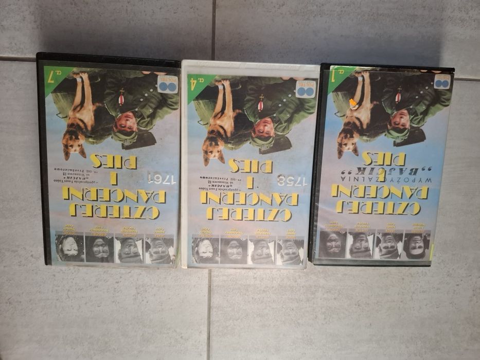 Czterej Pancerni I Pies Zestaw Vhs- Janusz Gajos, Franciszek Pieczka