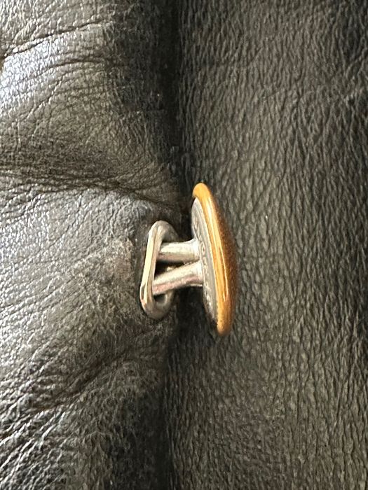 Casaco de moto em Pele de Cavalo ( HorseHide ) - Polícia Alemã anos 80