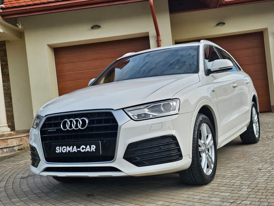 Audi Q3 Q3 2.0 TDI quattro 3x S line bezwypadkowa cała oryginał bardzo zadbana