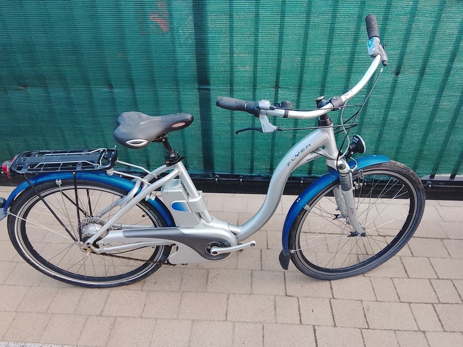 Rower elektryczny damka flyer 26 v, uszkodzona