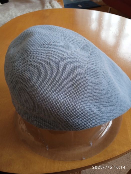 Czapka męska letnia Key One, błękitny kolor, rozmiar L/XL obw.57.