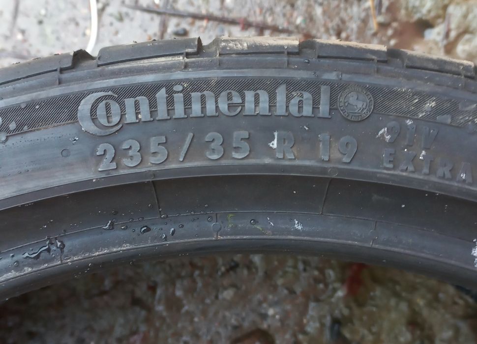 Шини 4 всесезонні m+s R19 235/35/19 Continental TS 810S вир.2019р.
