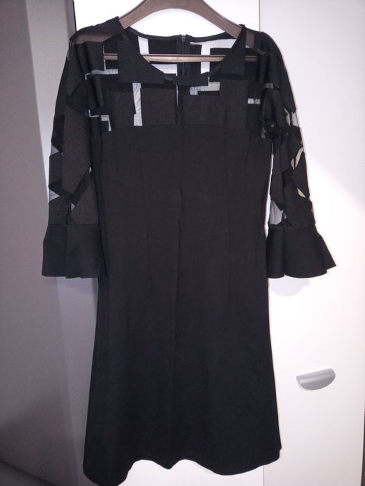 Sukienka czarna s/m