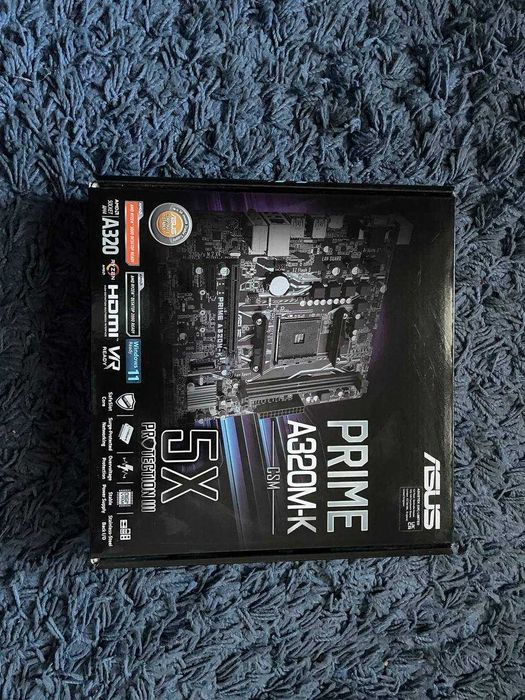 Материнская плата ASUS PRIME A320M-K, sAM4