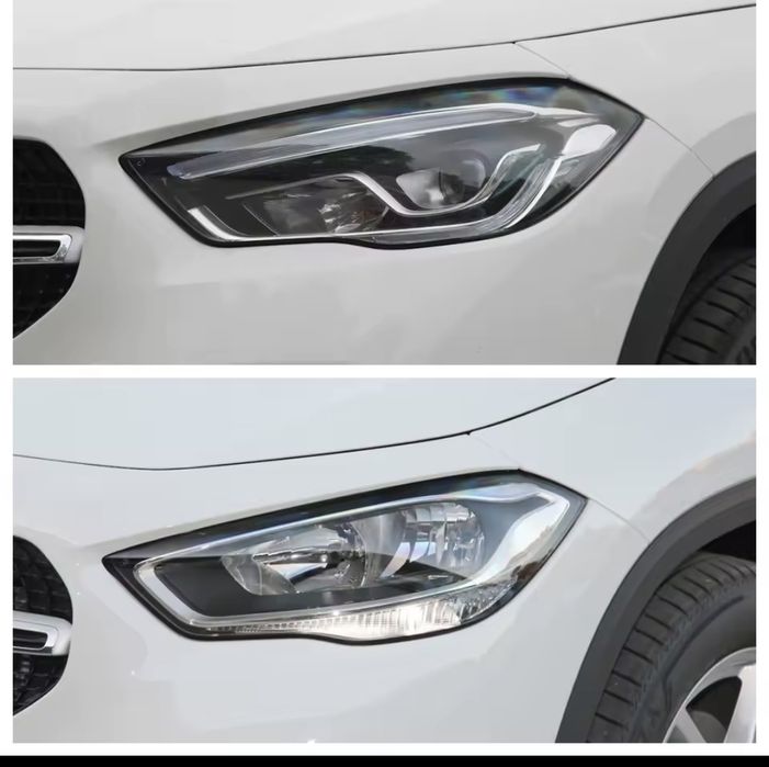 Vidro lente capa farol ótica mercedes GLA X157