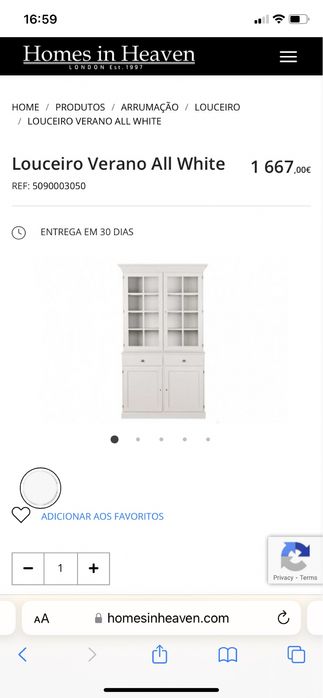 Louceiro / Armário / Vitrine da marca Homes in Heaven