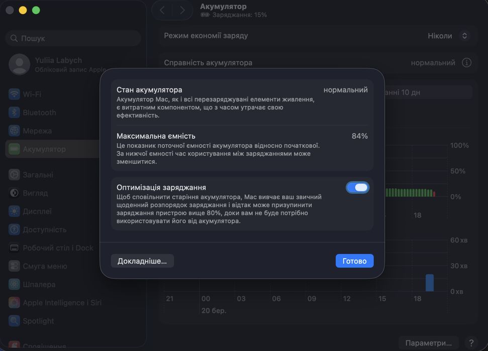 Macbook pro M1 13” 8/256