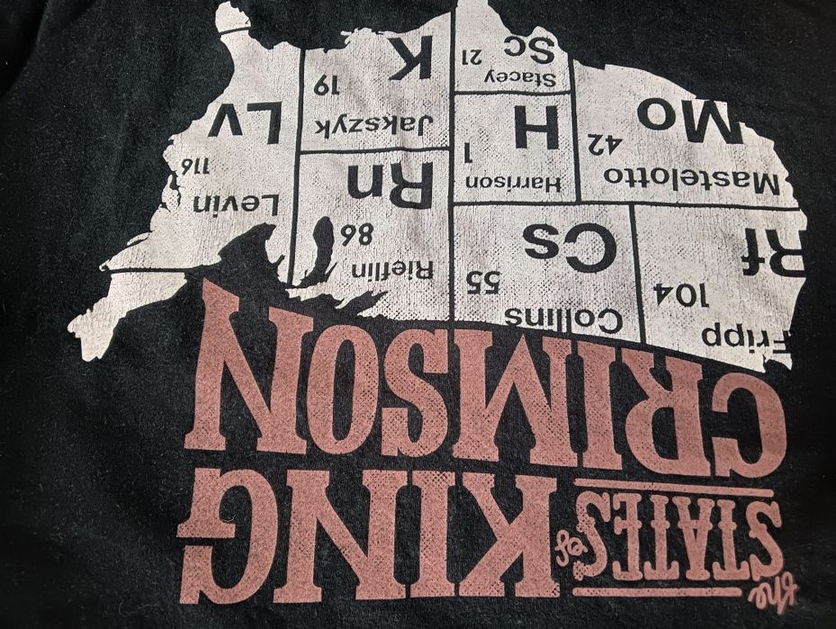 Koszulka z koncertu King Crimson M/L tshirt oryginal merch Fripp