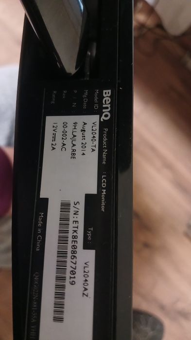 Монітор BenQ VL2040