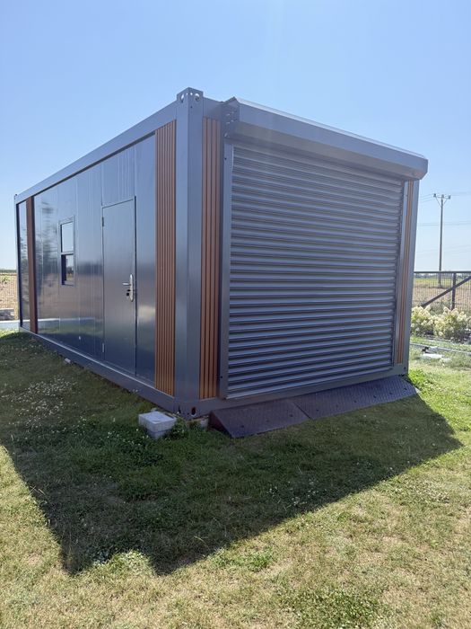 Garaż Kontener Premium 3,5m x 7m – Izolowany, Roleta, OKAZJA