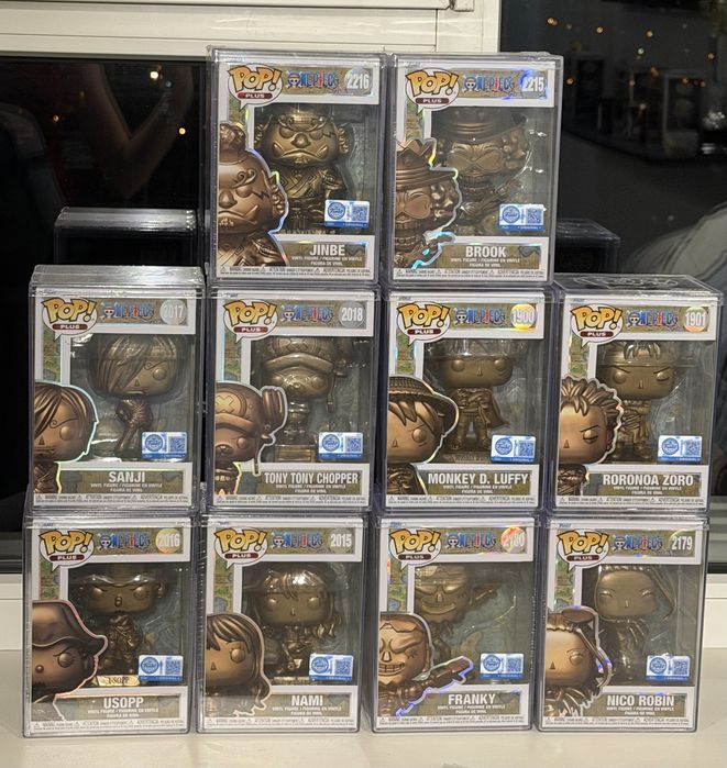 Funko pop One Piece Bronze set of 10