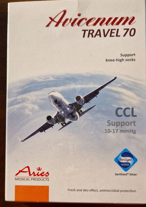 Podkolanówki Avicenum travel 70 rozm. 42-44 beżowe