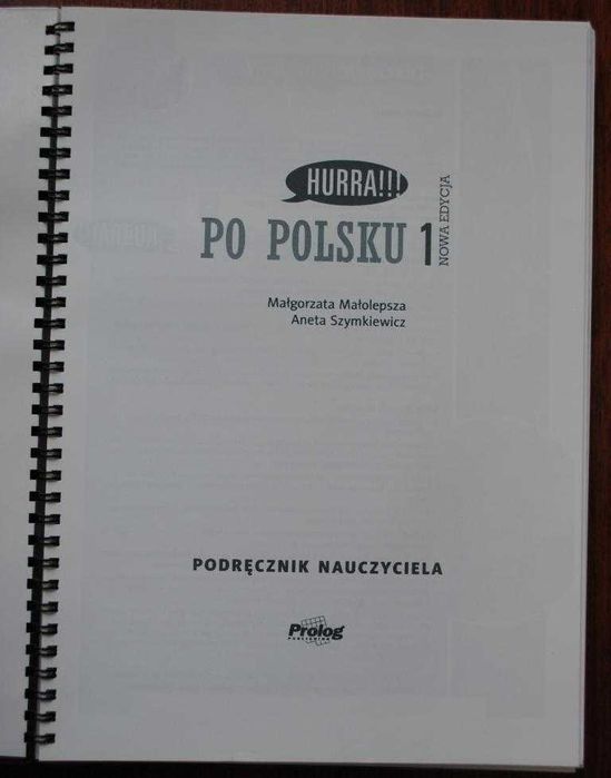 Hurra Ура!!! Польською мовою 1 Посібник для вчителя Aneta Szymkiewicz