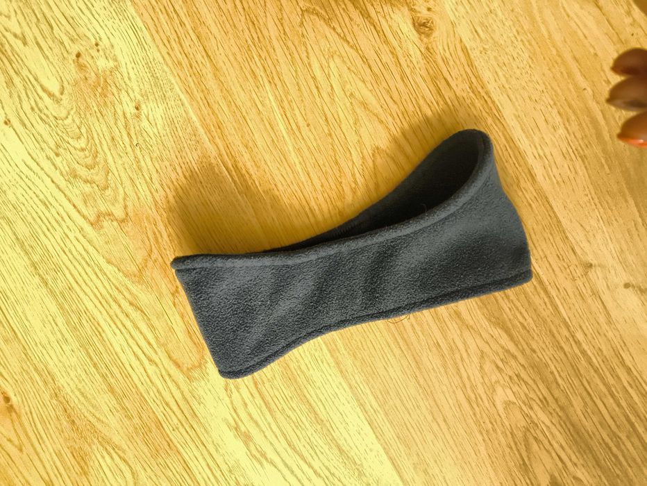 Granatowa polarowa opaska