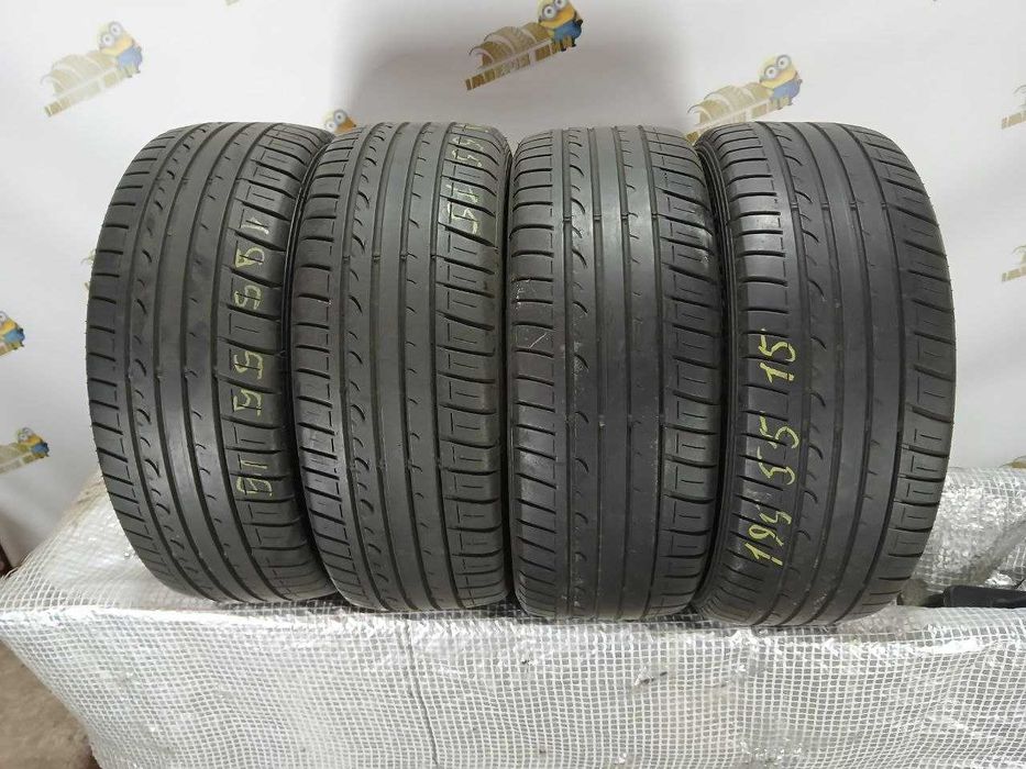 Шини Dunlop 195/55R15. 4шт Літо (2005) 2022рік