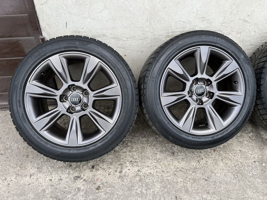 (317)Koła, Felgi 5x112 17” OEM Audi, A4, a5, a6, Grafit