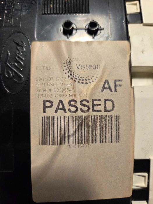 Licznik Zegary Fusion Ford Fiesta 2007 MK6 LIFT FL 1388cm Benzyna