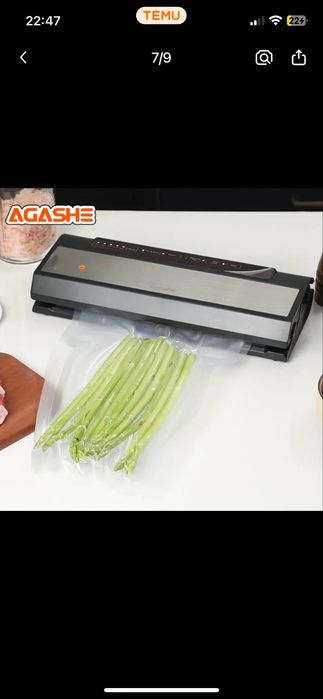 ‼️Професійний вакуумний пакувальник , вакууматор Agashe SX-286