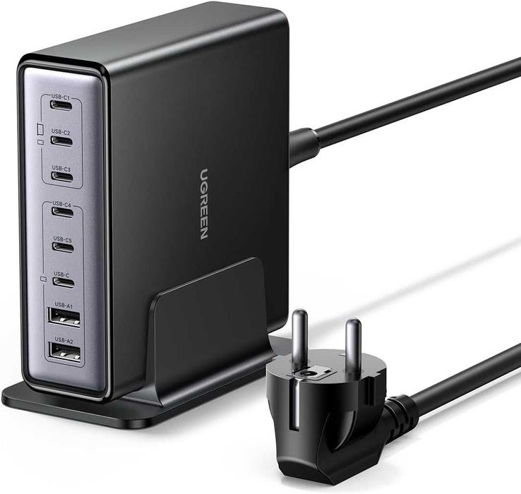 UGREEN Ładowarka Sieciowa 2x USB-A 4XUSB-C GaN 200W Telefonu Komputera