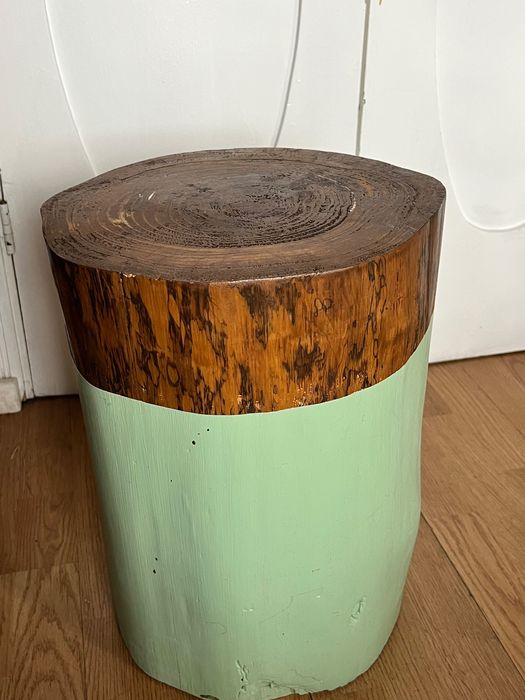 Tronco de Madeira Maciça - Banco/ Mesa de Cabeceira/ Suporte p Plantas