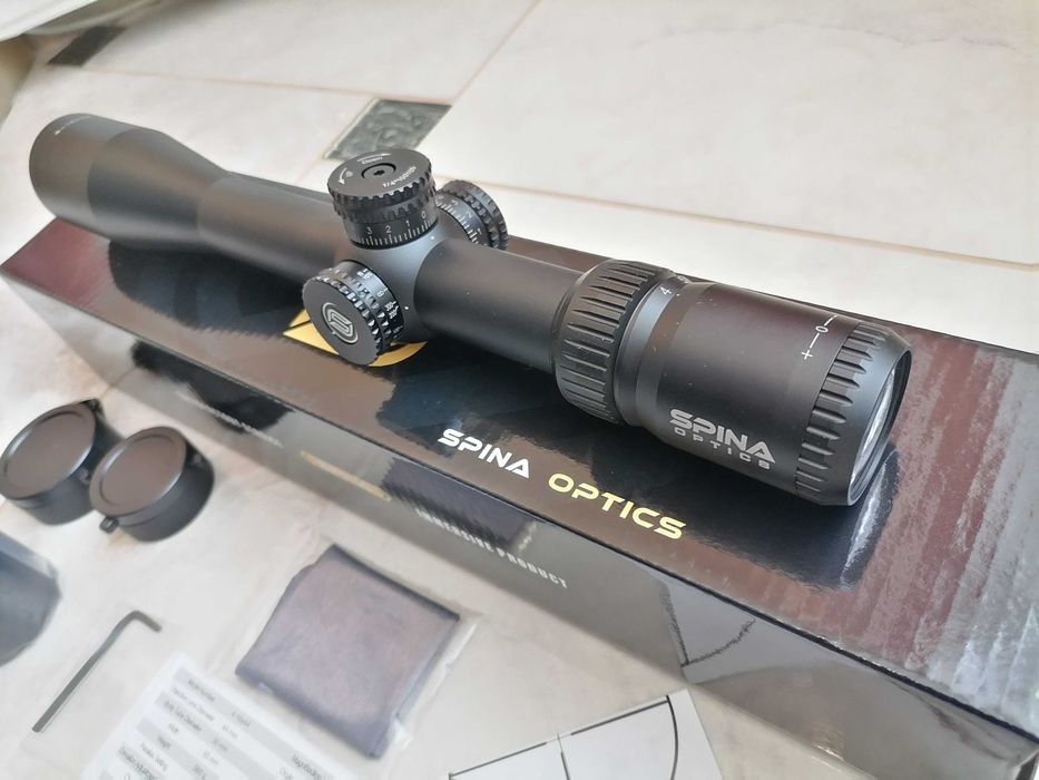 Новий оптичний приціл Spina Optics 4-16x44 SF TAC.