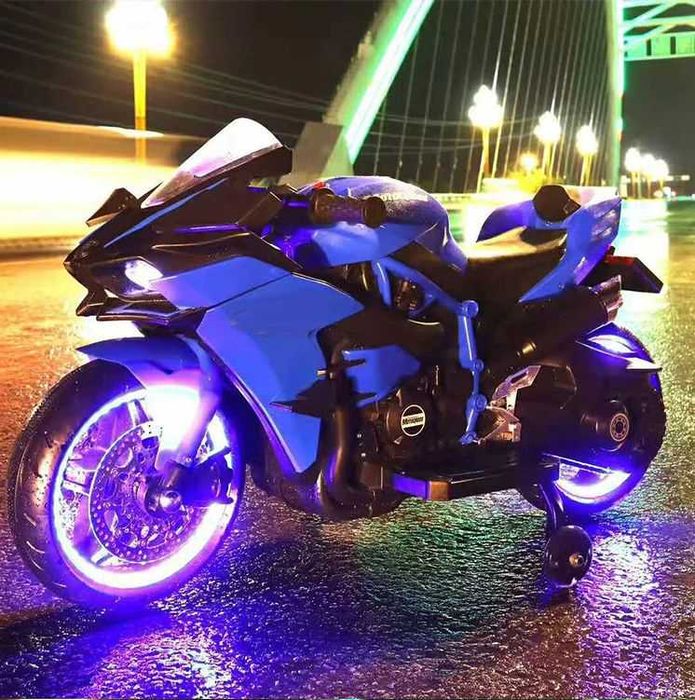 SUPER ŚCIGACZ Auto na akumulator Świecące koła Dźwięk GRATISY