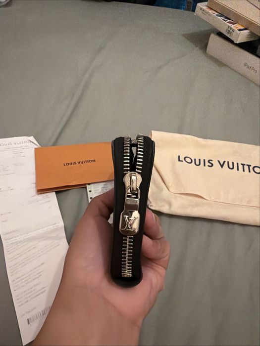 Carteira Louis Vuitton Zippy Wallet Damier Graphite - Original Com Fatura