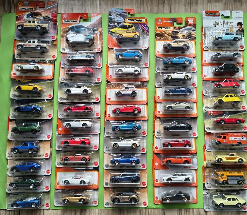 Z18. Matchbox - 50 sztuk. Bez powtórek. WYPRZEDAŻ