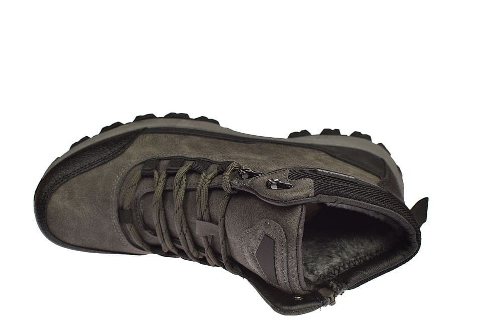 Buty trekkingowe trapery męskie wysokie TR-4-0595 GR rozm. 45