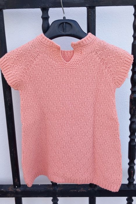 Vestido de malha salmão, tamanho 9-12 meses da Zippy 4€